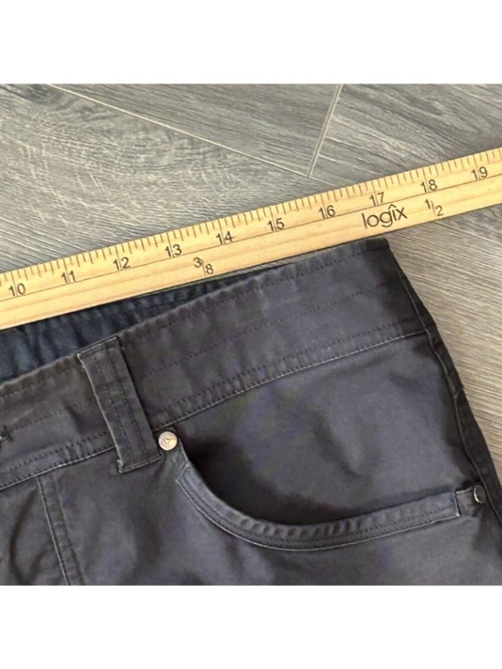 Kuhl Rydr Lite Pants Mens 34x28.5 Gray Chino Outdoor Hiking Stretch Workwear - Picture 11 of 15